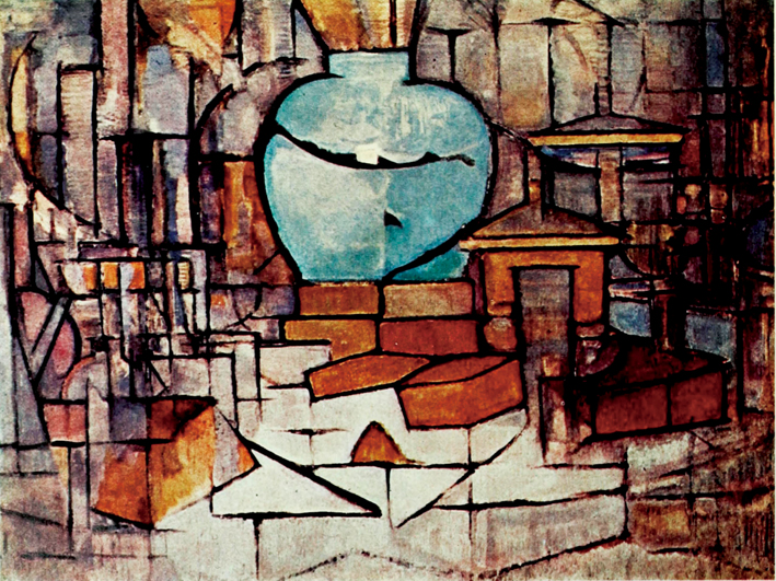  皮特·蒙德里安 Piet Mondrian ——静物姜壶